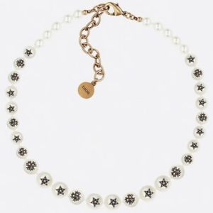 Dior pearl choker necklace